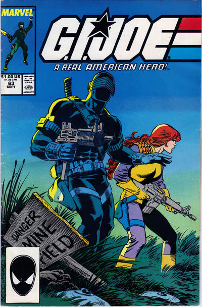 Cover for G.I. Joe, A Real American Hero (Marvel, 1982 series) #63 [Second Print]