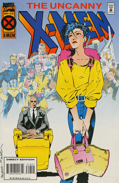 Cover for The Uncanny X-Men (Marvel, 1981 series) #318 [Direct Regular Edition]