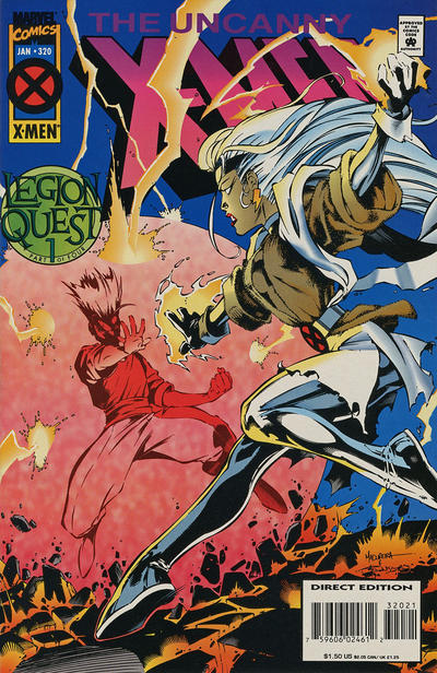 Cover for The Uncanny X-Men (Marvel, 1981 series) #320 [Direct Regular Edition]