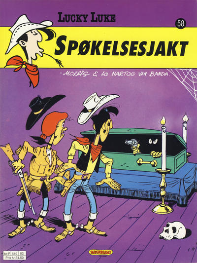 Cover for Lucky Luke (Hjemmet / Egmont, 1991 series) #58 - Spøkelsesjakt