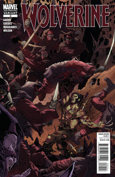 Cover for Wolverine (Marvel, 2010 series) #2 [2nd Print Variant]