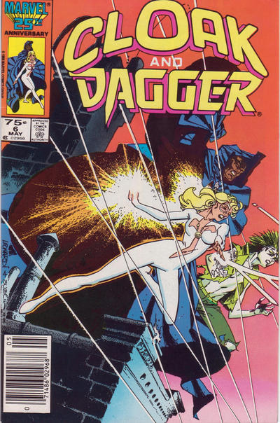 Cover for Cloak and Dagger (Marvel, 1985 series) #6 [Newsstand]