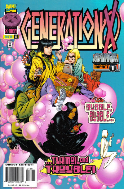 Cover for Generation X (Marvel, 1994 series) #18 [Direct Edition]