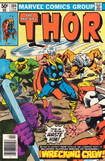 Cover for Thor (Marvel, 1966 series) #304 [Newsstand]