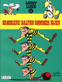 Cover Thumbnail for Lucky Luke (Hjemmet / Egmont, 1991 series) #34 - Brødrene Dalton rømmer igjen [3. opplag]