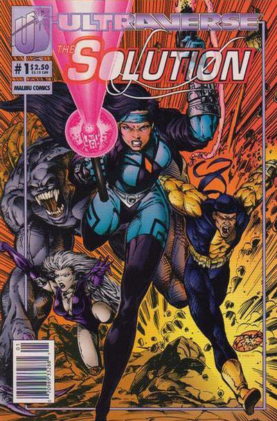 Cover for The Solution (Malibu, 1993 series) #1 [Ultra Limited Edition]
