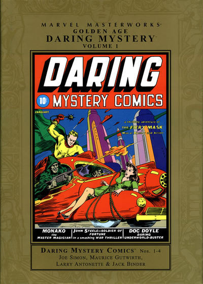 Cover for Marvel Masterworks: Golden Age Daring Mystery (Marvel, 2008 series) #1 [Regular Edition]