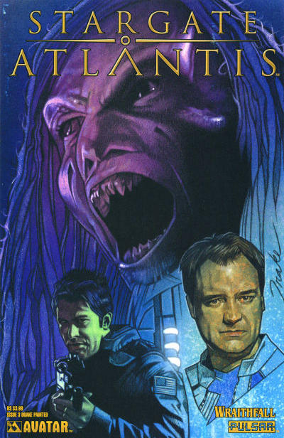 Cover for Stargate Atlantis: Wraithfall (Avatar Press, 2005 series) #3 [Drake Painted]