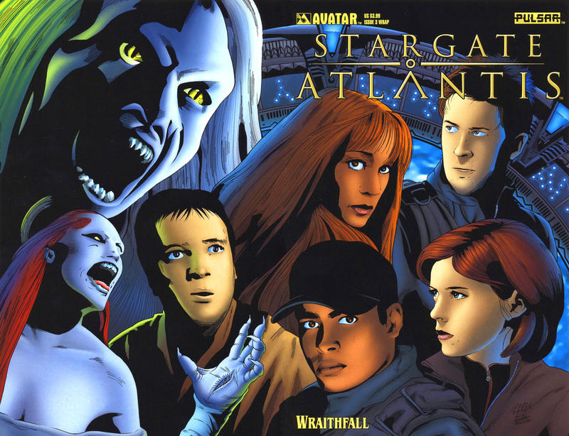 Cover for Stargate Atlantis: Wraithfall (Avatar Press, 2005 series) #3 [Wrap]