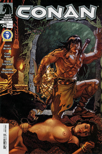 Cover for Conan (Dark Horse, 2004 series) #24 [Nude cover]