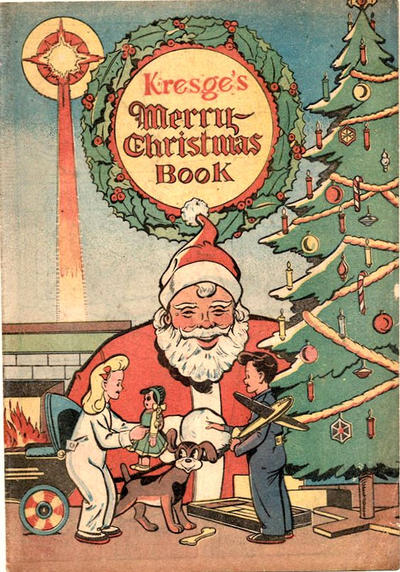 Cover for The Merry Christmas Book (Stone & Thomas, 1950 ? series) [Kresge's]