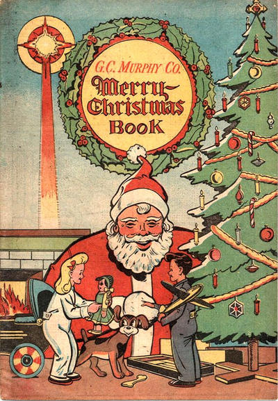 Cover for The Merry Christmas Book (Stone & Thomas, 1950 ? series) [G. C. Murphy Co.]