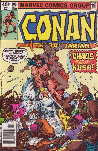 Cover for Conan the Barbarian (Marvel, 1970 series) #106 [Newsstand]