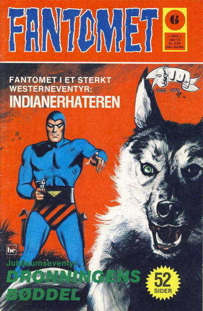 Cover for Fantomet (Nordisk Forlag, 1973 series) #6/1976