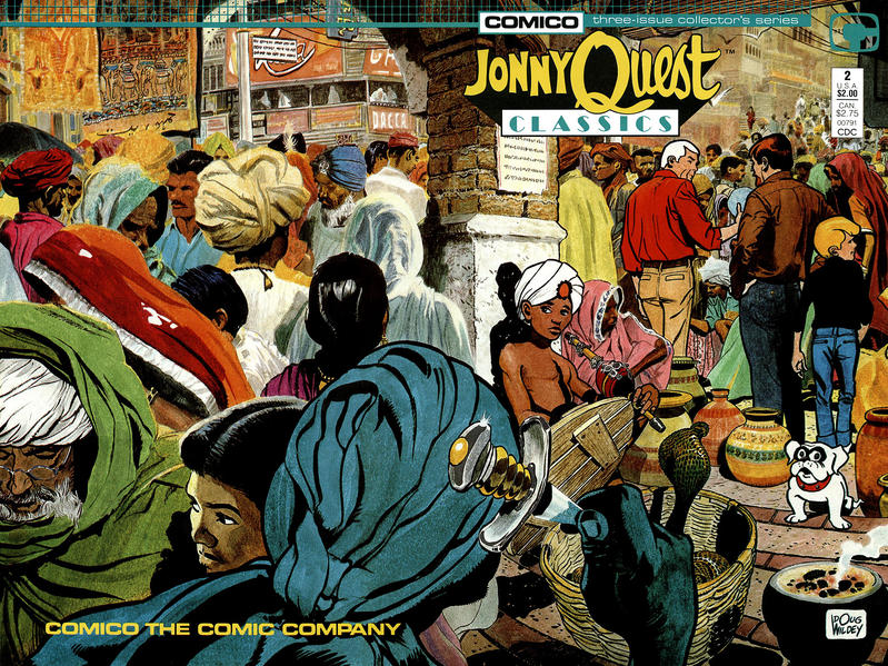 Cover for Jonny Quest Classics (Comico, 1987 series) #2 [Direct]