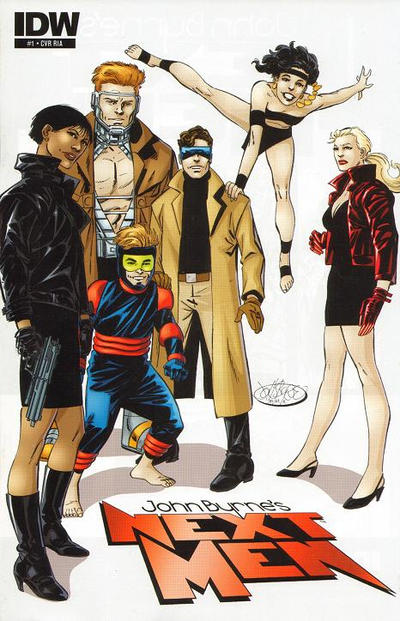 Cover for John Byrne's Next Men (IDW, 2010 series) #1 [Cover RIA]