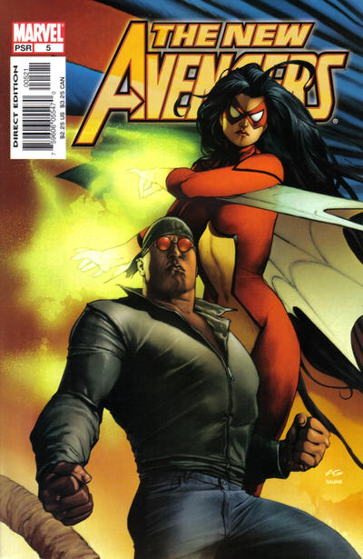 Cover for New Avengers (Marvel, 2005 series) #5 [Adi Granov Cover]