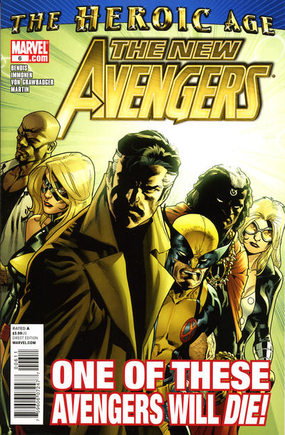Cover for New Avengers (Marvel, 2010 series) #6 [Direct Edition]