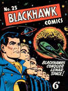 Cover for Blackhawk Comic (Young's Merchandising Company, 1948 series) #25