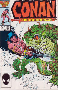 Cover for Conan the Barbarian (Marvel, 1970 series) #190 [Direct]