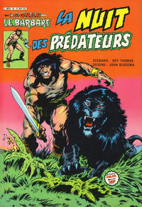 Cover Thumbnail for Conan le Barbare (Arédit-Artima, 1979 series) #15 - La nuit des prédateurs