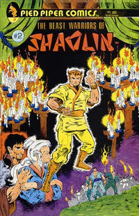 Cover Thumbnail for The Beast Warriors of Shaolin (Pied Piper Comics, 1987 series) #2