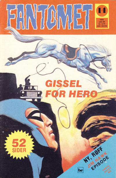 Cover for Fantomet (Nordisk Forlag, 1973 series) #14/1976