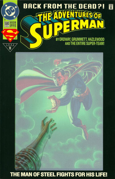 Cover for Adventures of Superman (DC, 1987 series) #500 [Collector's Set]