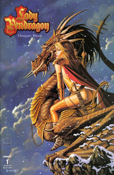 Cover for Lady Pendragon (Image, 1999 series) #1 [Cleavenger Cover]