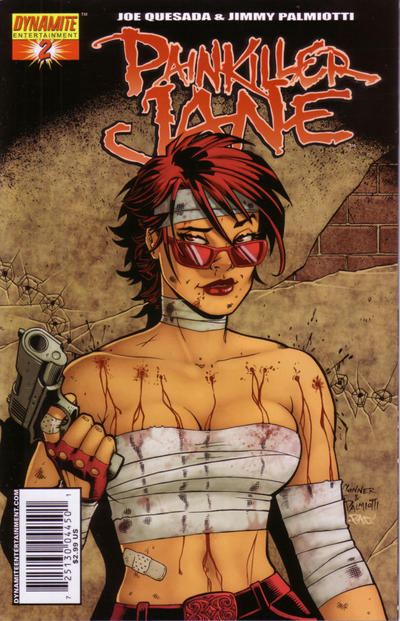 Cover for Painkiller Jane (Dynamite Entertainment, 2006 series) #2 [Amanda Conner Cover]