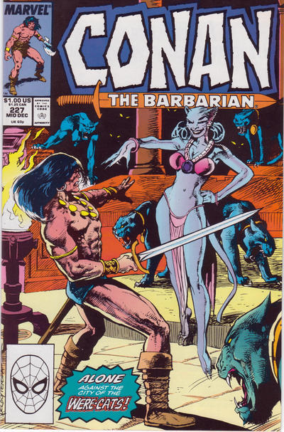 Cover for Conan the Barbarian (Marvel, 1970 series) #227 [Direct]
