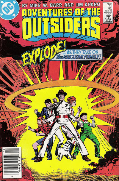 Cover for Adventures of the Outsiders (DC, 1986 series) #40 [Newsstand]