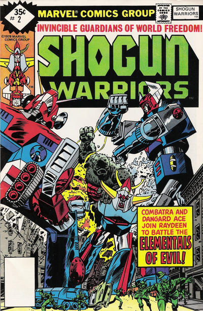 Cover for Shogun Warriors (Marvel, 1979 series) #2 [Whitman]