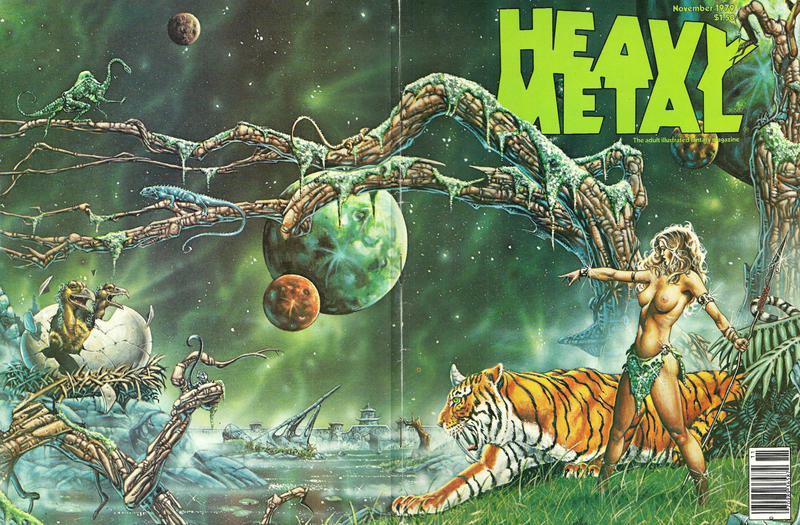 Cover for Heavy Metal Magazine (Heavy Metal, 1977 series) #v3#7 [Newsstand]