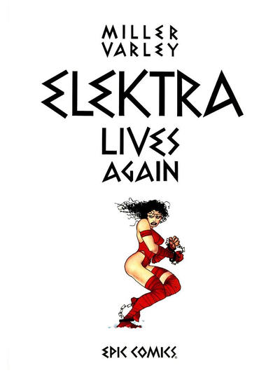 Cover for Elektra Lives Again (Marvel, 1990 series) 