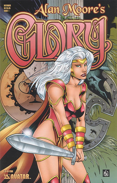 Cover for Alan Moore's Glory (Avatar Press, 2001 series) #1 [Waller "Defender" Cover]