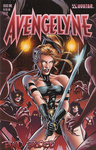 Cover for Avengelyne: Bad Blood (Avatar Press, 2000 series) #1 [Matt Haley]