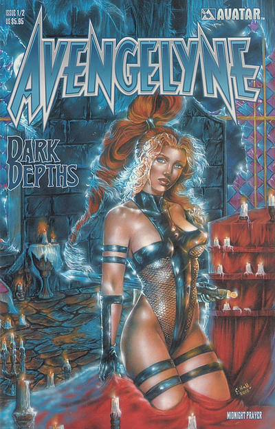Cover for Avengelyne: Dark Depths (Avatar Press, 2001 series) #1/2 [Midnight Prayer]