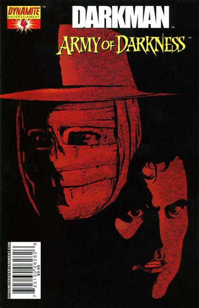Cover for Darkman vs. The Army of Darkness (Dynamite Entertainment, 2006 series) #4 [George Pérez Cover]