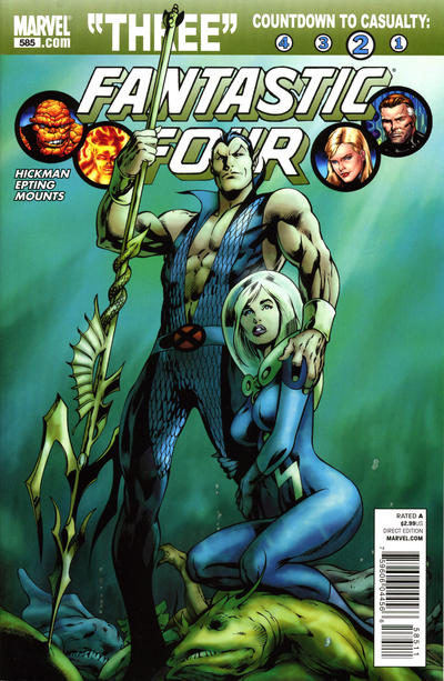 Cover for Fantastic Four (Marvel, 1998 series) #585 [Direct Edition]