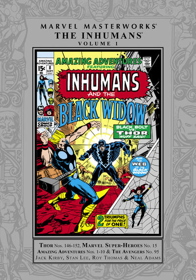 Cover for Marvel Masterworks: The Inhumans (Marvel, 2009 series) #1 [Regular Edition]