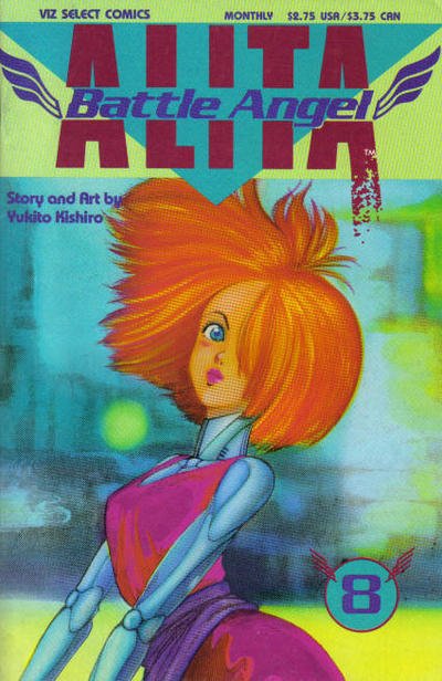 Cover for Battle Angel Alita (Viz, 1992 series) #8