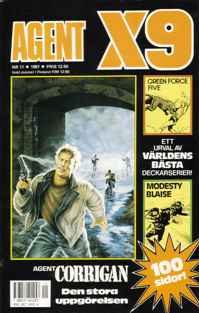 Cover for Agent X9 (Semic, 1971 series) #11/1987