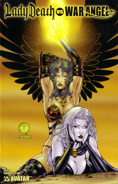 Cover for Brian Pulido's Lady Death vs War Angel (Avatar Press, 2006 series) #1 [Martin]