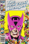 Cover for West Coast Avengers (Marvel, 1985 series) #14 [Newsstand]