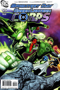 Cover Thumbnail for Green Lantern Corps (DC, 2006 series) #55 [Patrick Gleason Cover]