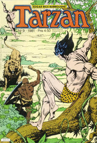 Cover for Tarzan (Atlantic Förlags AB, 1977 series) #9/1981