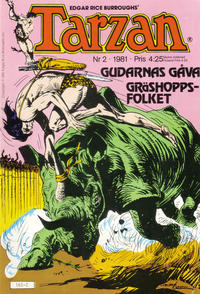 Cover for Tarzan (Atlantic Förlags AB, 1977 series) #2/1981