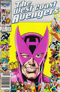Cover Thumbnail for West Coast Avengers (Marvel, 1985 series) #14 [Newsstand]