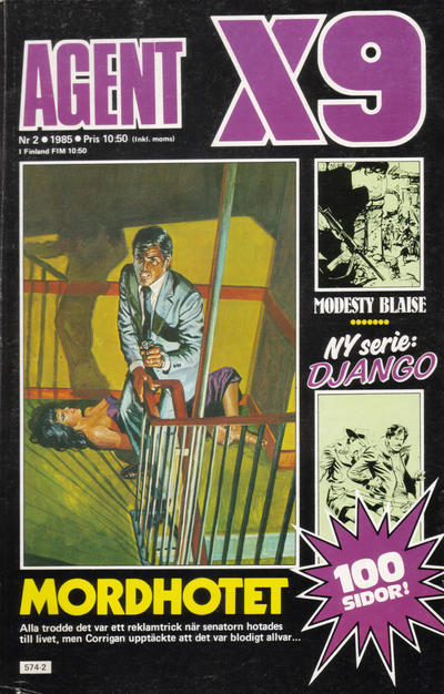 Cover for Agent X9 (Semic, 1971 series) #2/1985